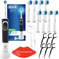 PRÍSLUŠENSTVO BRAUN ORAL-B VITALITY 100 ELEKTRICKÁ ZUBNÁ KEFKA ČIERNE HROTY