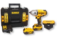 RÁZOVÝ KLÚČ 1/2 18V 2*5,0AH DCF899P2 + NÁRAZOVÉ ZÁSUVKY 1/2 DL 7 EL DEWALT