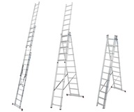 CORDA Krause hliníkový rebrík 3x11 - 7,30 m