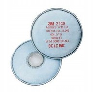 3M 2138 P3 Prachové filtre pre masku 3M, 1 sada