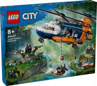 LEGO 60437 CITY Vrtuľník prieskumníkov džungle na základni