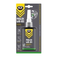 K2 PROLOK WB-03 HIGH 50ML ČERVENÉ LEPIDLO NA LOŽISKÁ VYSOKÁ SILA 150C