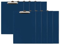 PVC doska s klipom A4, námornícka modrá, 10 kusov