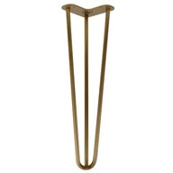 Kovová stolová noha, doska, 40 cm, Gold Loft