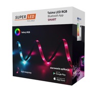 5m RGB 5050 Smart Bluetooth LED pásik Aplikácia + SuperLED diaľkové ovládanie