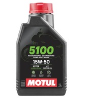 Polosyntetický motorový olej MOTUL 5100 4T MA2 15W-50 1 L