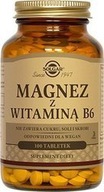 SOLGAR HORČÍK S VITAMÍNOM B6 100 TABLETY