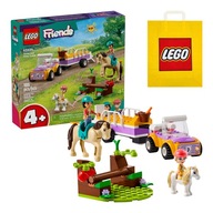 LEGO Friends – príves na koňa a poníka s Liann a Zoyou (42634) + taška