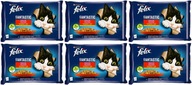 FELIX Fantastické mokré krmivo v želé CHICKEN BEEF 24x85g