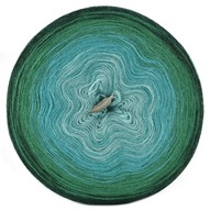 KOKONEK Merino priadza 424 Emerald Charm, nehryzivá, jemná merino vlna