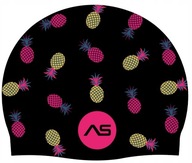 Silikónová plavecká čiapka do bazéna Aqua-Sport Print Ananas