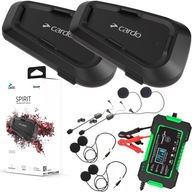 CARDO SPIRIT 2 INTERCOM INTERCOM BLUETOOTH PRILBA + BATERIE