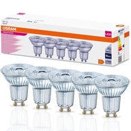 5x GU10 LED žiarovka 4,3W 50W 350lm 2700K 36° OSRAM