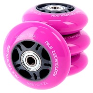 Sada koliesok NILS pre inline korčule 72mm + ABEC-7 BEARINGS