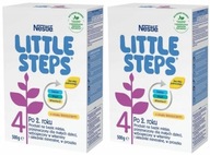 2x Nestlé LITTLE STEPS 4 ďalšie mlieko 500g