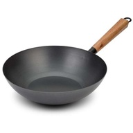 Panvica kantonský wok 28 cm Indukcia z uhlíkovej ocele