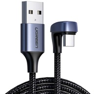 Ugreen USB-A USB-C QC 3.0 uhlový kábel, 1m