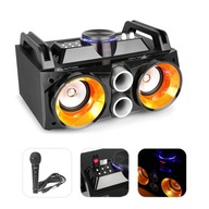 BOOMBOX bluetooth 100W nabíjateľný USB SD LED efekt