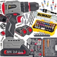 NÁRAZOVÝ BEZKÚHLÍKOVÝ SKRUTKOVAČ 2xAKU 20V DEWALT BITTS SET 32 EL.