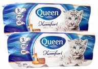 2X QUEEN COMFORT TOALETNÝ PAPIER 10 ROLČIEK = 20KS