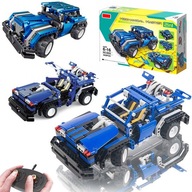 Terénne vozidlo Jeep na diaľkové ovládanie Technic Bricks s RC REMOTE 443 kusov