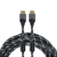 KÁBEL HDMI-HDMI KÁBEL 4K FHD MEDENÝ ETHERNET 3M