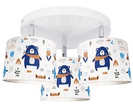 STROPNÉ SVIETIDLO ZÁSADNÉ LUSTRE TEDDY BLUE 3 LED