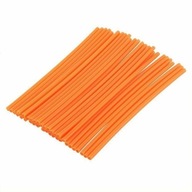 Orange 72 PCS Spoke Wraps Skins Cover Prot