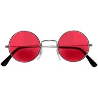 LENONKI john lennon okuliare okrúhle RED LENS slepý hippie