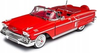 Chevrolet Impala 1958 červený 1:24 Motormax 73267