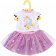 BABY born Tričko a sukňa Dolly Moda Unicorn 43 cm 870495