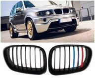 Ľadvinový gril BMW X5 E53 1999-2003 MATNÁ ČIERNA