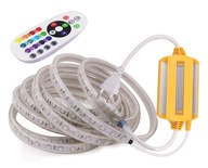 5050 Set RGB pásik 60 LED/m 20m DIAĽKOVÉ 230V IP67