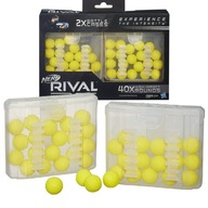 NERF RIVAL BALLS x 40 + 2 PÁSOVÉ ZÁSOBNÍKY B3483