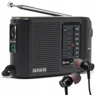 AIWA RS-44 STEREO AM FM VRECKOVÉ RÁDIO S TELESKOPICKOU ANTÉNOU, NA BATÉRIU