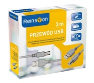 Reinston EKK02 3m USB-A - USB-B kábel pre tlačiarne