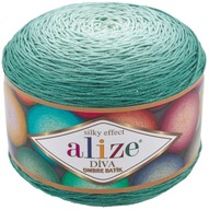 Alize Diva Ombre batikovaná priadza - 7369 NAVY - 875m / 250g 100% mikroakryl