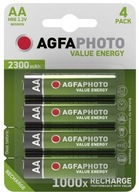 4x AA 2300mAh R6 AgfaPhoto HR6 batéria + box