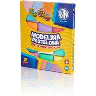 Pastelová modelovacia hmota Astra 12 farieb 304118007 ASTR