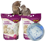 Silikónové stelivo pre mačky Strong Pets 3,8l x2