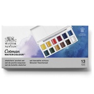 COTMAN AKVAREL SET 12 WINSOR & NEWTON