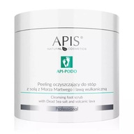 APIS API-PODO Čistiaci peeling na nohy so soľou z Mŕtveho mora a lávou