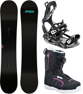 Snowboardový set RAVEN Pure Mint 150cm