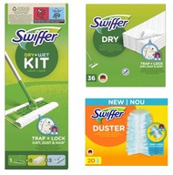 Swiffer Mop 47 náplní + Swiffer Duster náplne x20