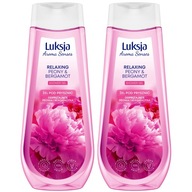 RELAXAČNÝ SPRCHOVÝ GÉL 2X500ML LUKSJA AROMA SENSES PEONIA BERGAMOTT