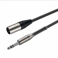 Kábel Jack 6,3mm Stereo - XLR samec 10m