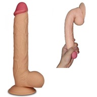 OBROVSKÉ Dildo s prísavkou Legendárny 25,5 cm penis