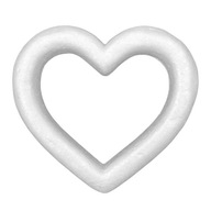 Polystyrénové srdce 17cm LOVEART Decoupage prázdna