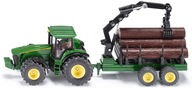 Traktor Siku Farmer S1954 s lesným prívesom