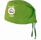 Limetková lekárska čiapka s vaším logom